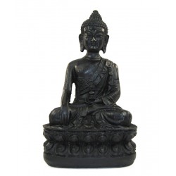 Statuette noire bouddha