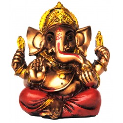 Statuette Ganesh colorée